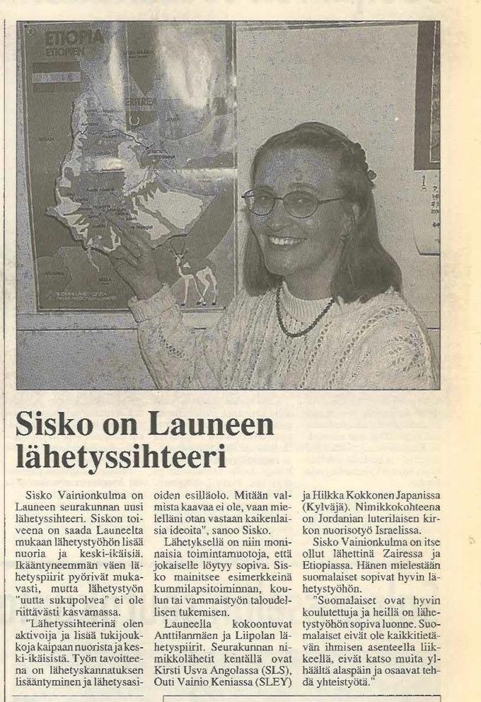 Uutta sukupolvea lähetystyöhön