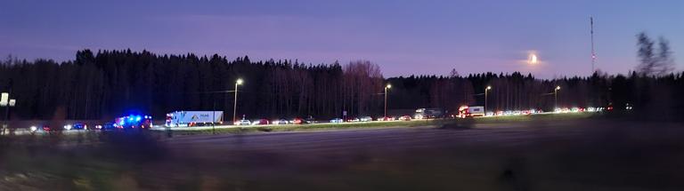 Nokkakolarista yksi sairaalaan
